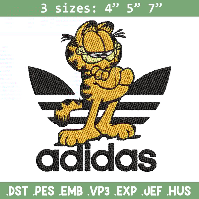 Cartoon cat adidas Embroidery Design, Adidas Embroidery, Brand Embroidery, Embroidery File,Logo shirt,Digital download.jpg