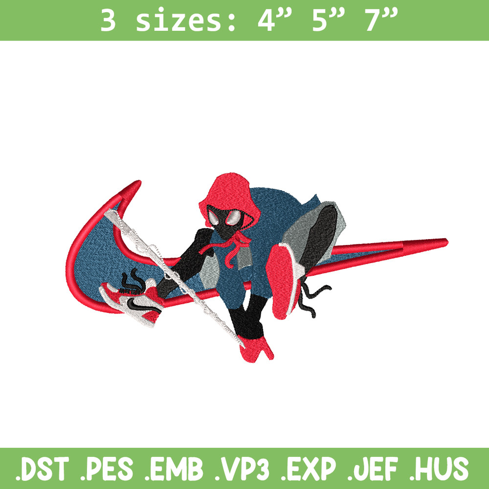 Black Spider Swoosh embroidery design, Black Spider embroidery, Nike design, Logo shirt, movie shirt, digital download.jpg