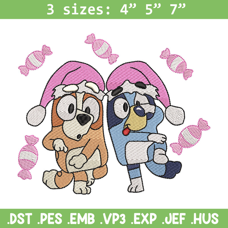Bluey funny embroidery design, Bluey embroidery, Chrismas design, Embroidery file, Embroidery shirt, Digital download.jpg