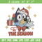 Bluey gift embroidery design, Bluey embroidery, Chrismas design, Embroidery file, Embroidery shirt, Digital download.jpg