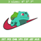 Bulbasaur x nike Embroidery Design, Pokemon Embroidery, Embroidery File, Nike Embroidery, Anime shirt, Digital download.jpg