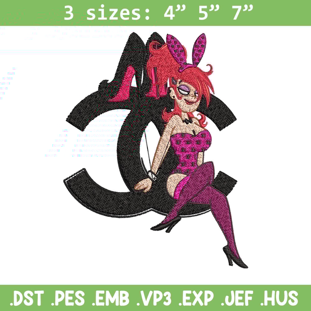 Bunny girl gucci Embroidery Design, Gucci Embroidery, Brand Embroidery, Embroidery File, Logo shirt, Digital download.jpg