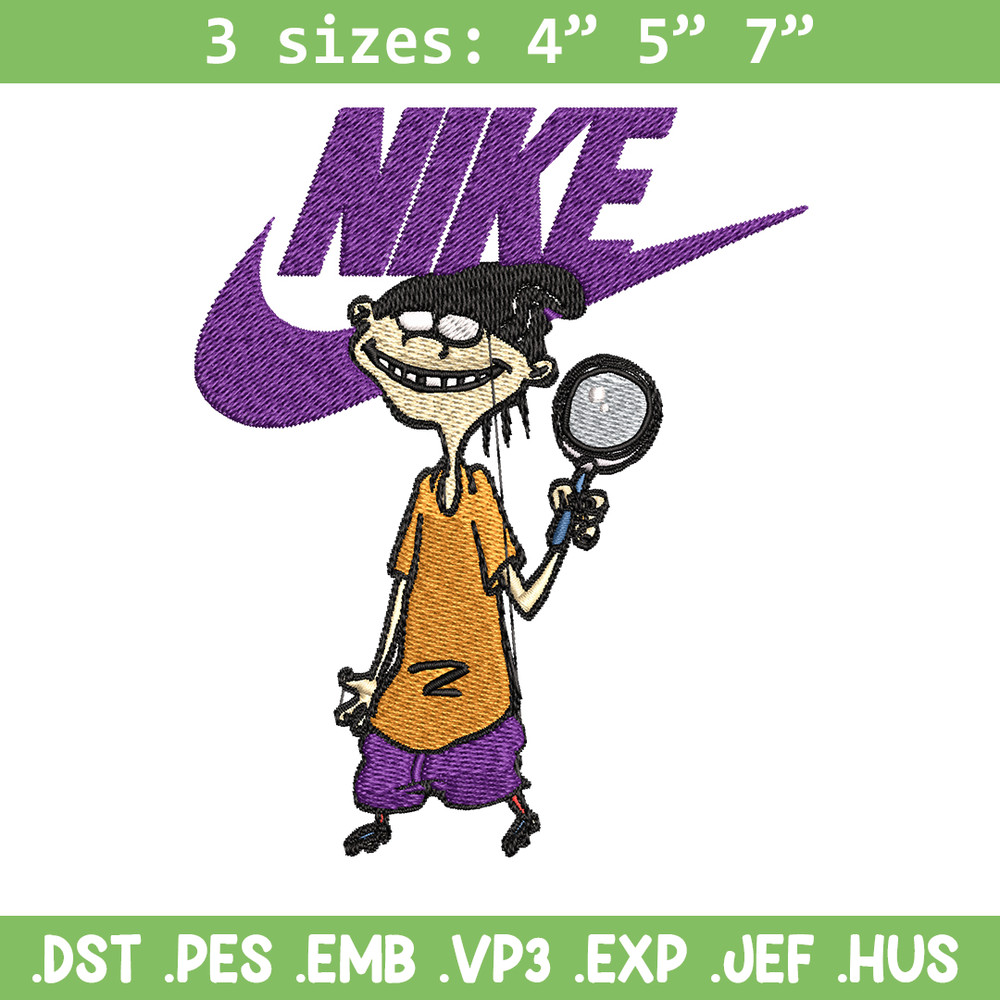 Cartoon Nike Embroidery design, Cartoon Embroidery, Nike design, Embroidery file, logo nike shirt, Instant download.jpg