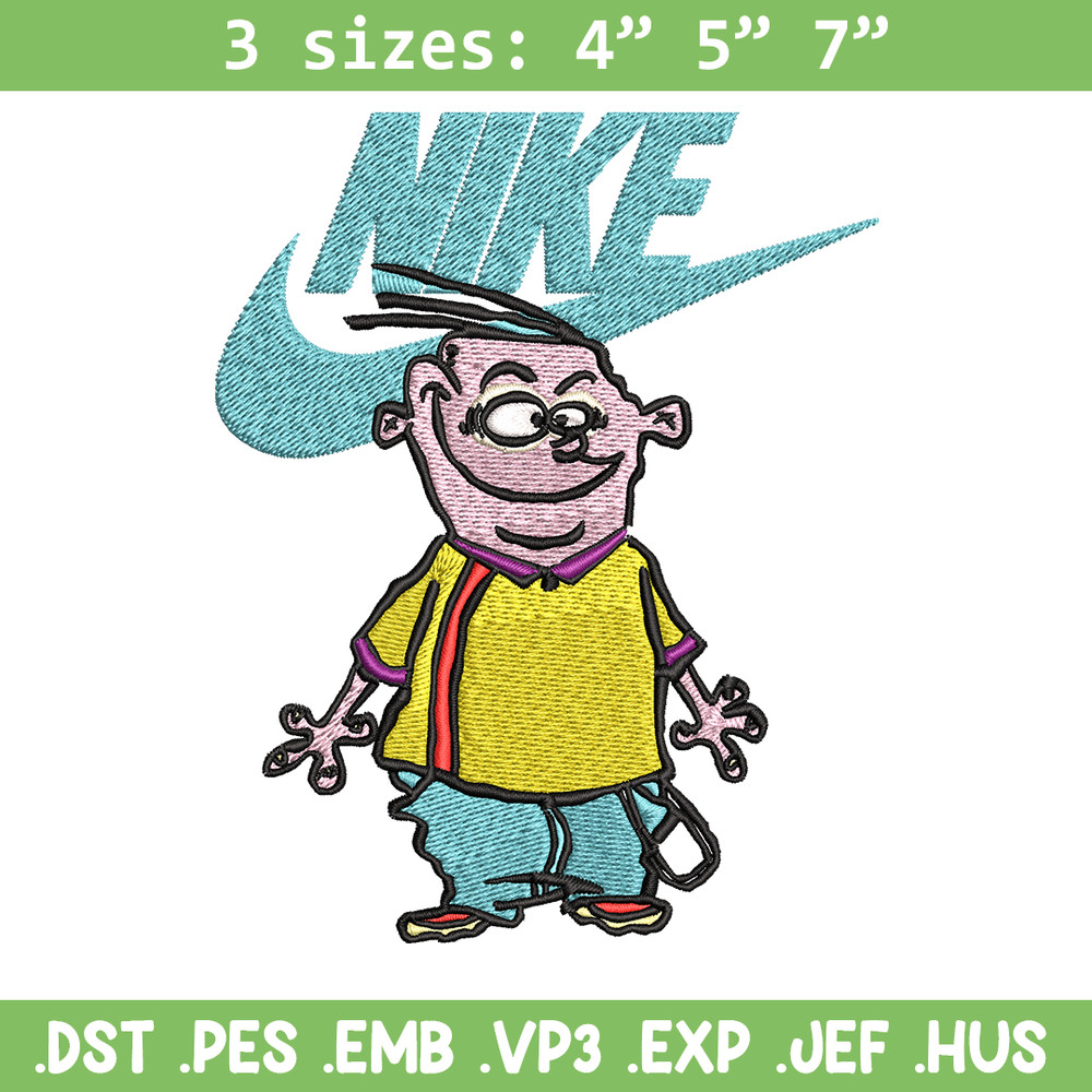 Cartoon swoosh Nike Embroidery design, Cartoon swoosh Nike Embroidery, Nike design, Embroidery file, Instant download..jpg