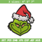 Christmas Grinch Face Embroidery design, Grinch christmas Embroidery, Embroidery File, Grinch design, Instant download..jpg
