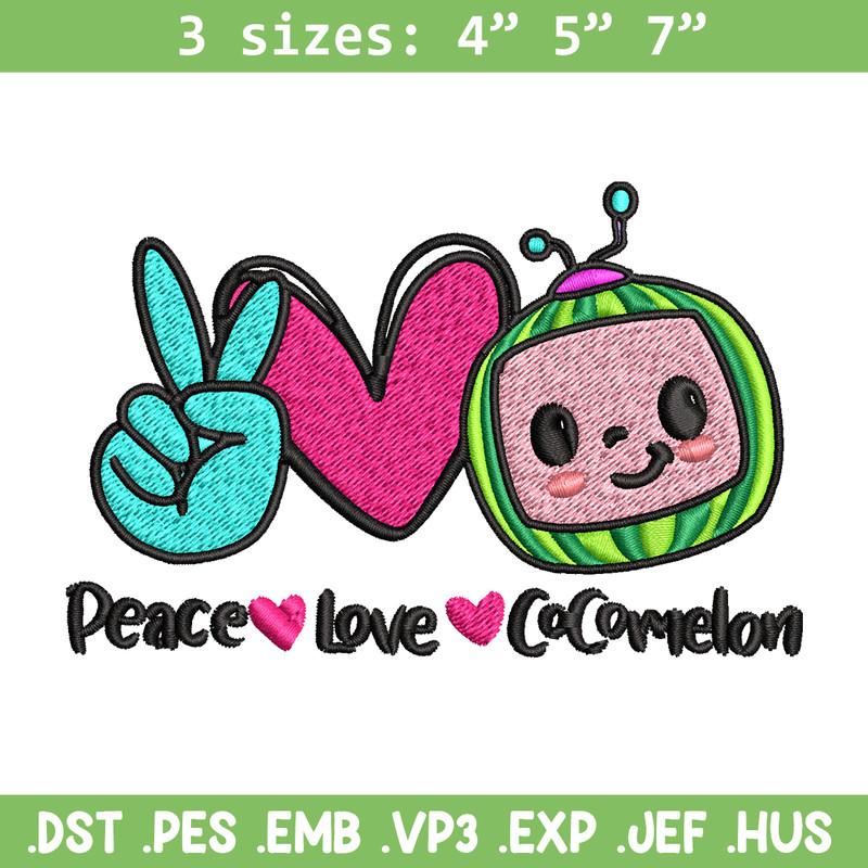 Cocomelon Logo Embroidery design, Cocomelon Embroidery, logo design, Embroidery File, logo shirt, Instant download..jpg