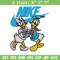 Daisy and Donald duck Nike Embroidery design, Cartoon Embroidery, Nike design, Embroidery file, Instant download.jpg