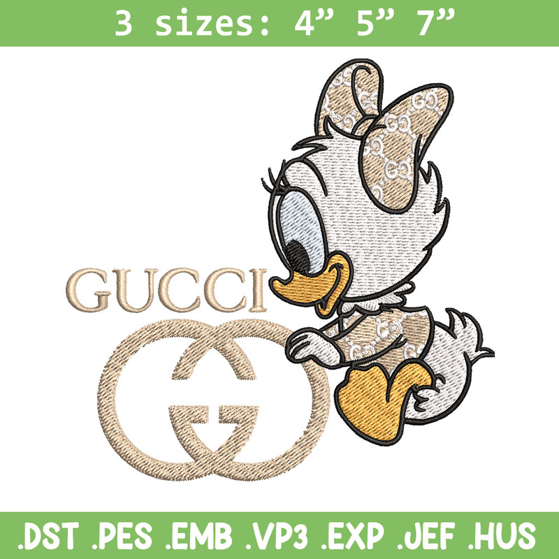 Duck baby Embroidery Design, Gucci Embroidery, Embroidery File, Logo shirt, Sport Embroidery, Digital download.jpg