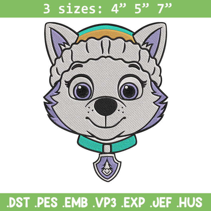 Everest Dog Embroidery Design, Paw Patrol Embroidery, Embroidery File,Anime Embroidery, Anime shirt,Digital download.jpg