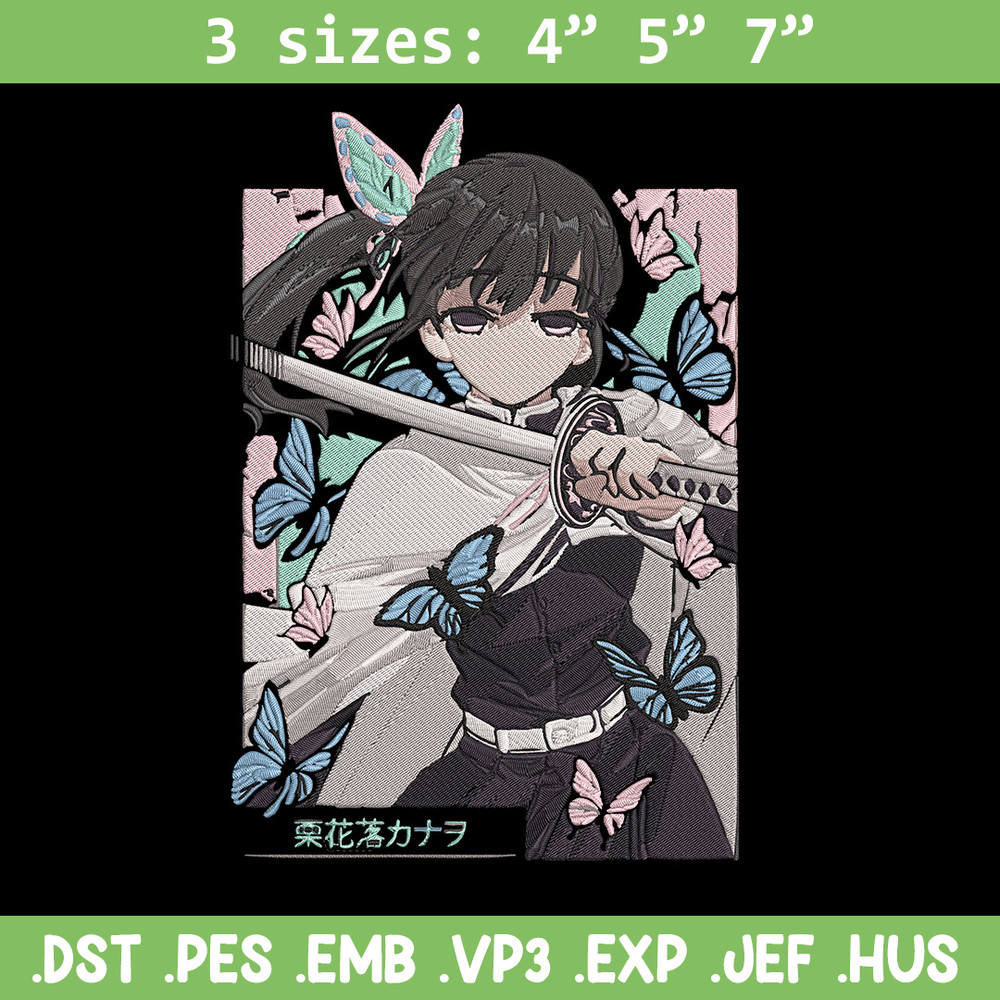 Kanao poster Embroidery Design, Demon slayer Embroidery, Embroidery File, Anime Embroidery, Digital download..jpg