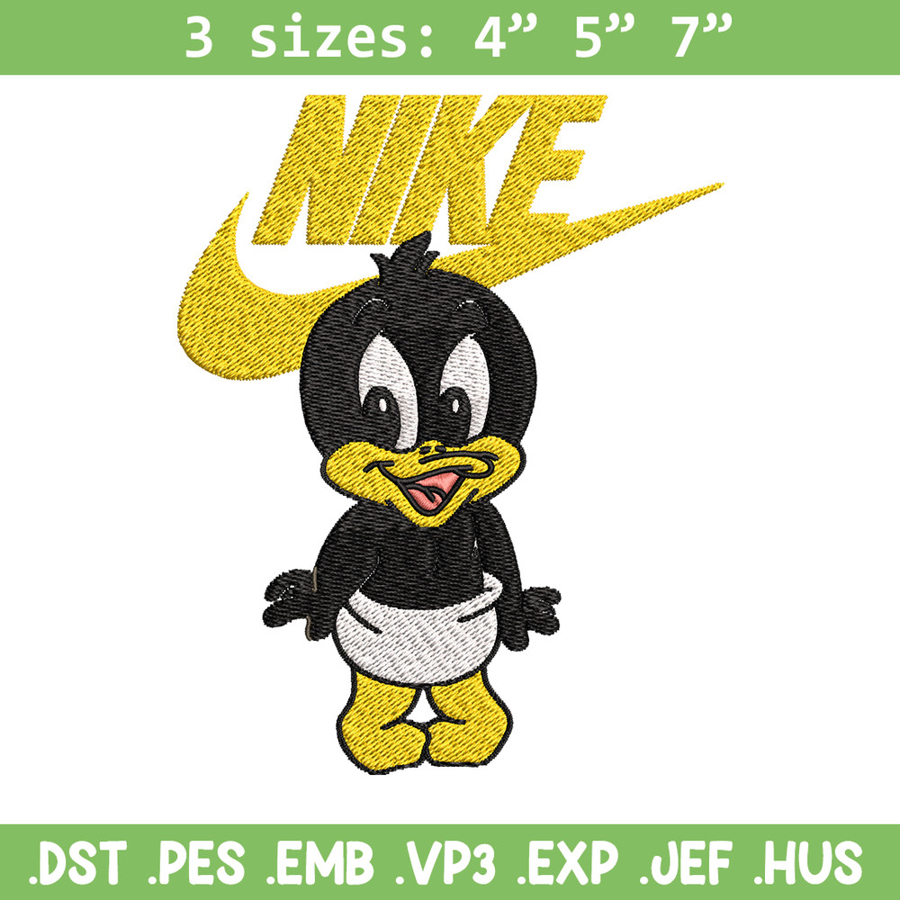 Looney Tunes Nike Embroidery design, Looney Tunes Embroidery, Nike design, Embroidery file, logo shirt, Instant download.jpg
