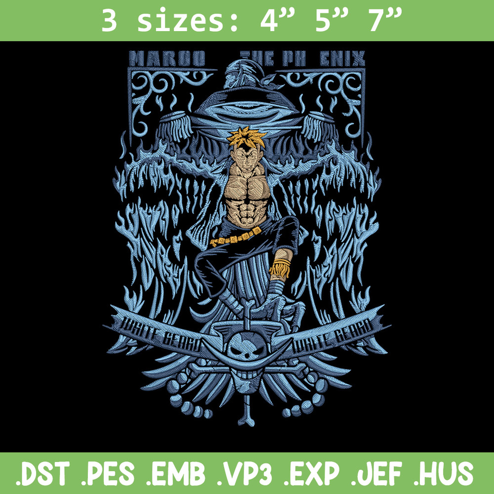 Marco poster Embroidery Design,One piece Embroidery, Embroidery File, Anime Embroidery, Anime shirt, Digital download.jpg