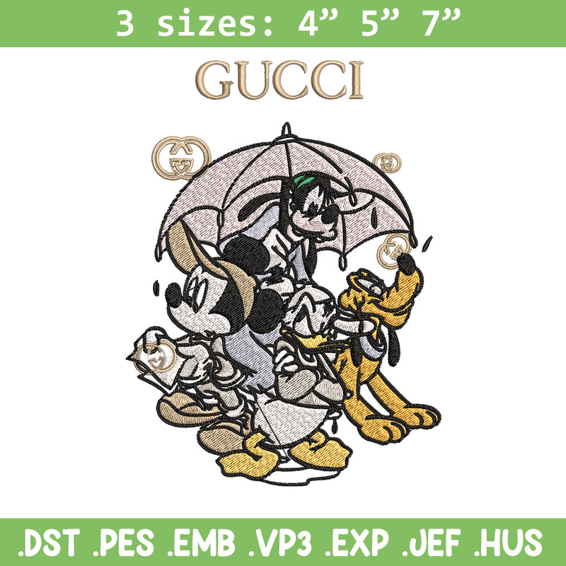 Mickey friends Embroidery Design, Gucci Embroidery, Brand Embroidery, Logo shirt, Embroidery File, Digital download.jpg