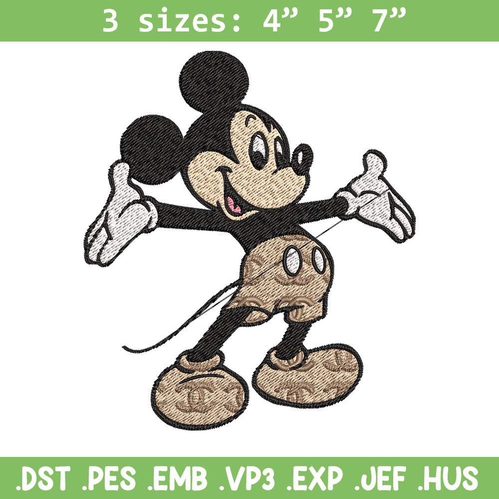 Mickey happy Embroidery Design, Gucci Embroidery, Brand Embroidery, Embroidery File, Logo shirt, Digital download.jpg