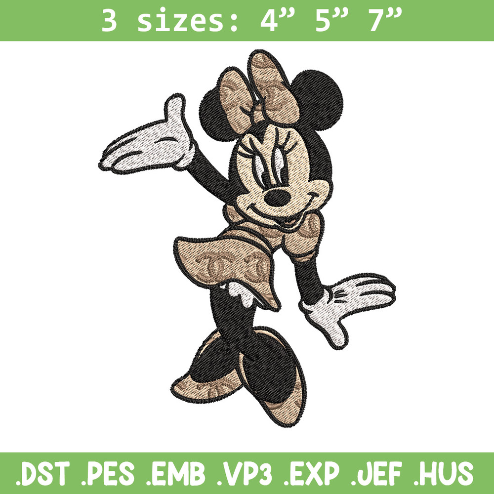 Minnie funny Embroidery Design, Gucci Embroidery, Brand Embroidery, Embroidery File, Logo shirt, Digital download.jpg