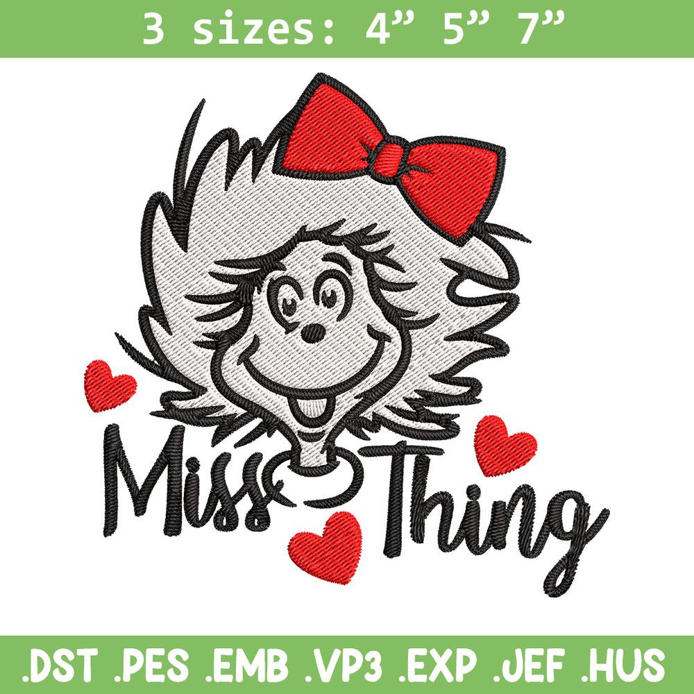 Miss Thing Dr Seuss Embroidery Design, Dr Seuss Embroidery, Embroidery File, Embroidery design, Digital download..jpg