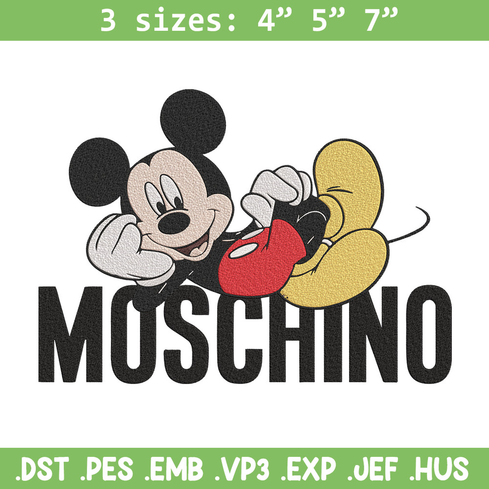 Moschino Mickey Embroidery Design, Mickey Embroidery, Embroidery File, Anime Embroidery, Moschino shirt,Digital download.jpg