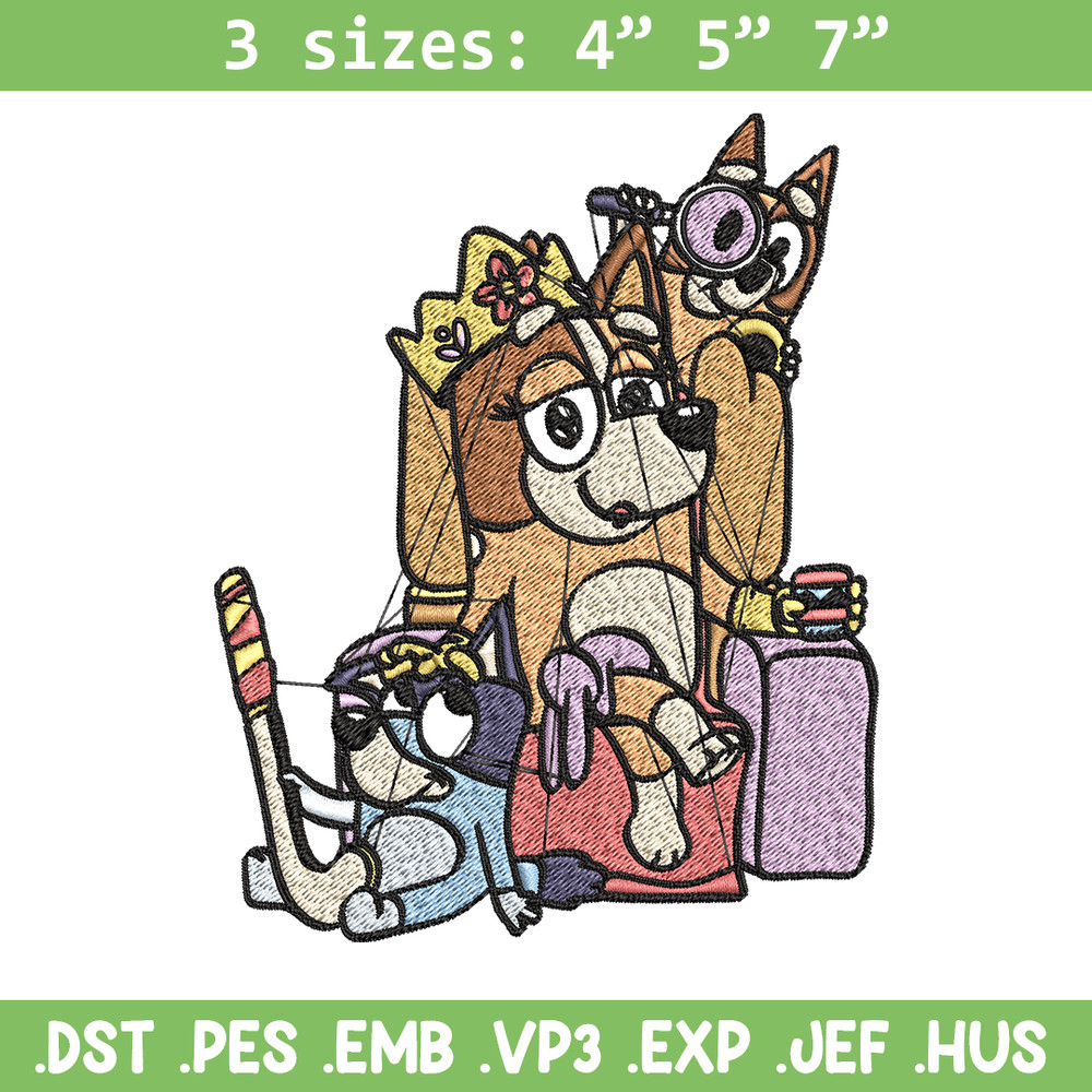 Mum Bluey bingo Embroidery, bluey Embroidery, Embroidery File, cartoon shirt, cartoon design, Digital download..jpg