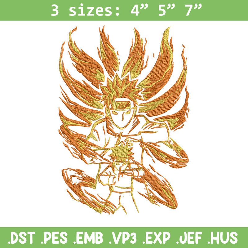 Naruto kyuubi Embroidery Design, Naruto Embroidery, Embroidery File, Anime Embroidery, Anime shirt, Digital download.jpg