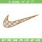 Nike brown embroidery design, Nike embroidery, Nike design, Embroidery shirt, Embroidery file, Digital download.jpg