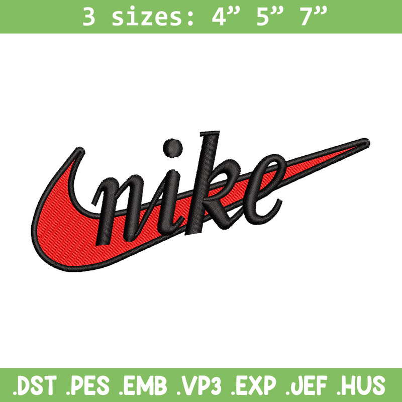Nike red logo embroidery design, Nike embroidery, Nike design, Embroidery file,Embroidery shirt, Digital download.jpg