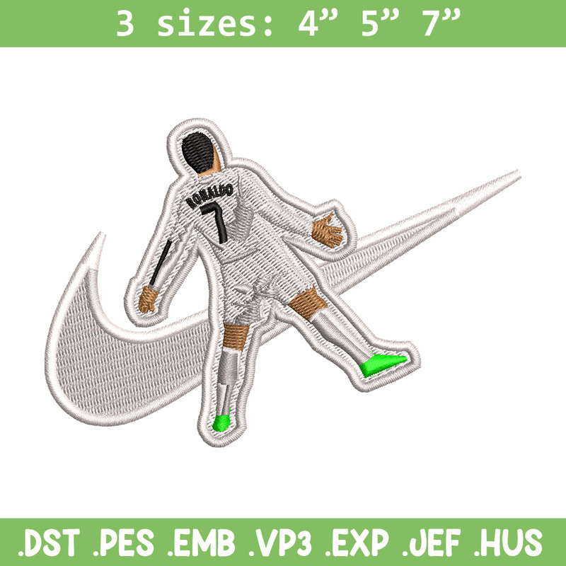 Nike ronaldo embroidery design, Ronaldo embroidery, Nike design, Embroidery shirt, Embroidery file, Digital download.jpg