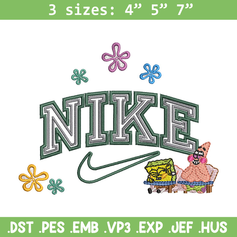 Nike spongebob embroidery design, Spongebob embroidery, Nike design, Embroidery shirt, Embroidery file,Digital download.jpg