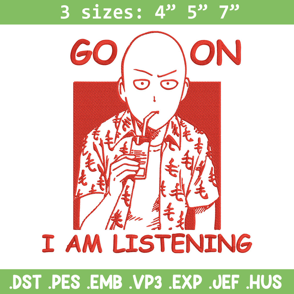 Saitama box Embroidery Design, One punch man Embroidery, Embroidery File, Anime Embroidery,Anime shirt,Digital download.jpg