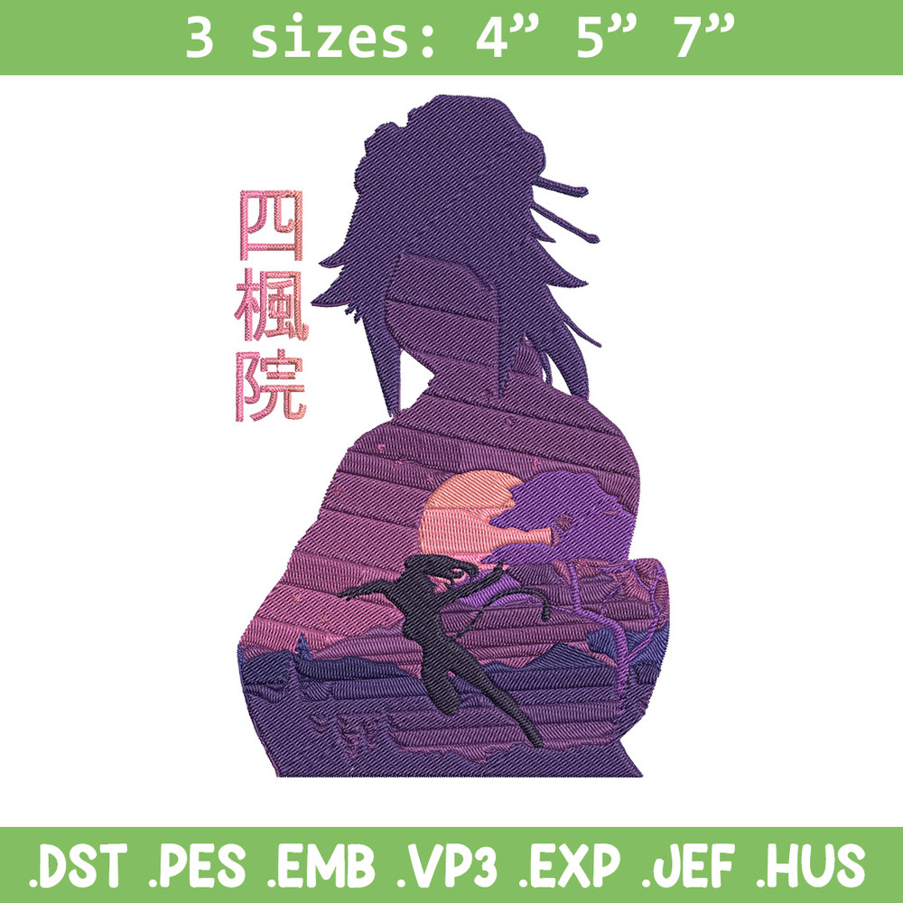 Shihouin Yoruichi Embroidery Design, Bleach Embroidery, Embroidery File, Anime Embroidery, Anime shirt, Digital download.jpg