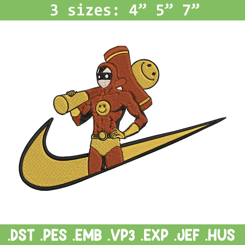 Smile Man Embroidery Design, One punch man Embroidery, Embroidery File, Nike Embroidery, Anime shirt,Digital download.jpg