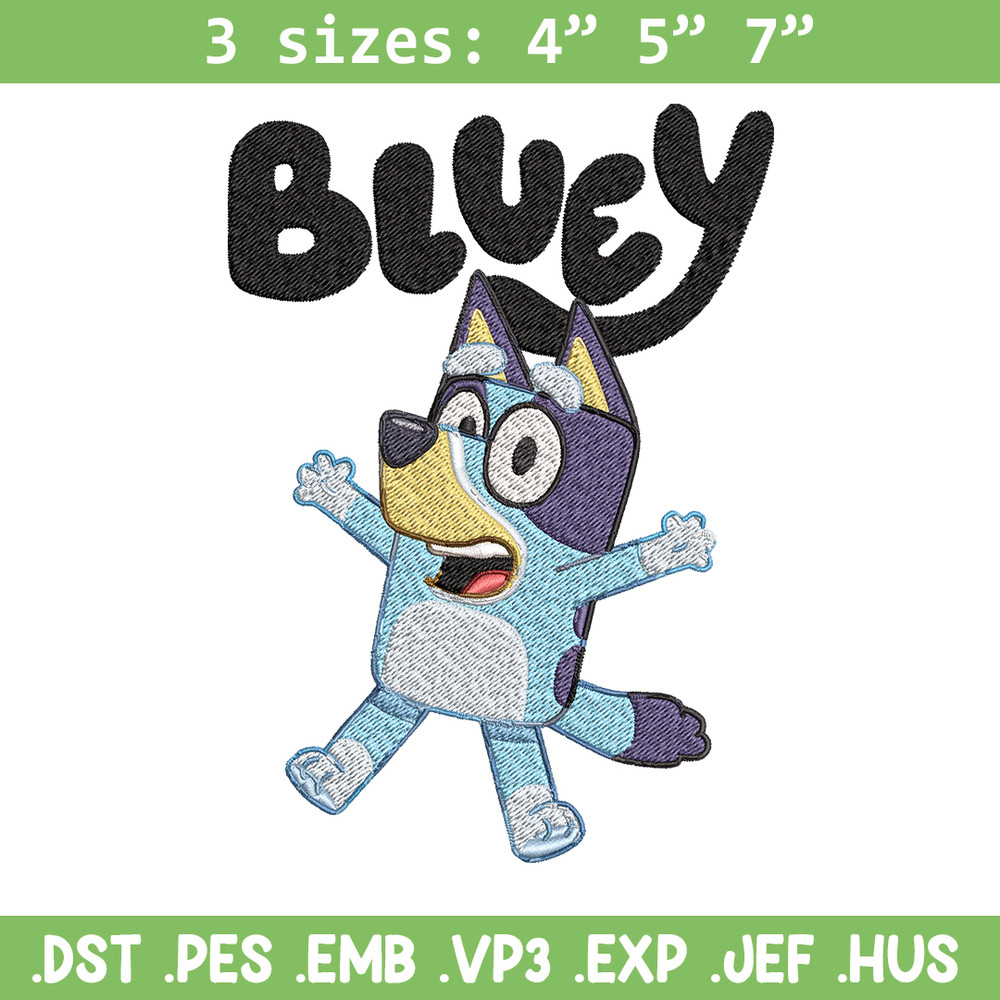 Bluey Embroidery, Bluey Cartoon Embroidery, cartoon Embroidery, cartoon shirt, Embroidery File, digital download..jpg