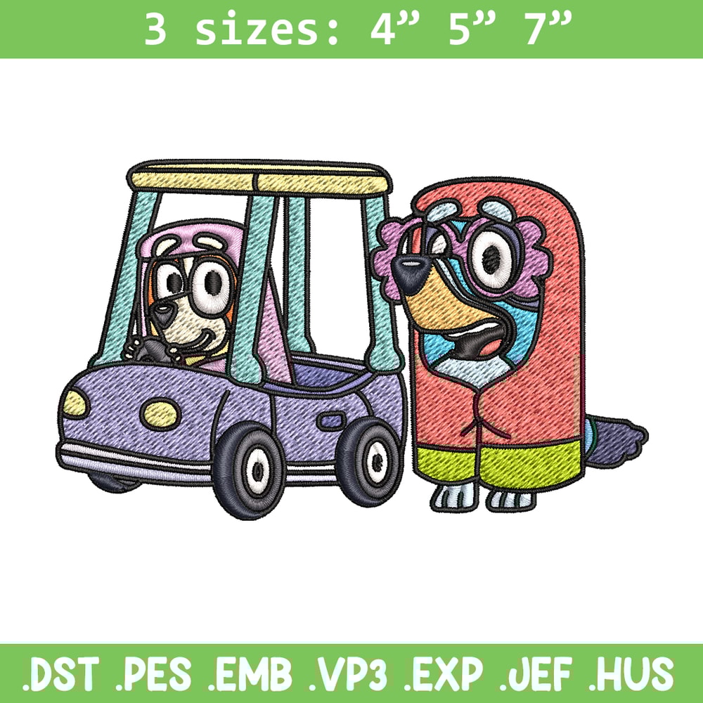 Bluey bingo Embroidery design, Bluey Embroidery, Embroidery File, cartoon design, cartoon shirt, Digital download..jpg
