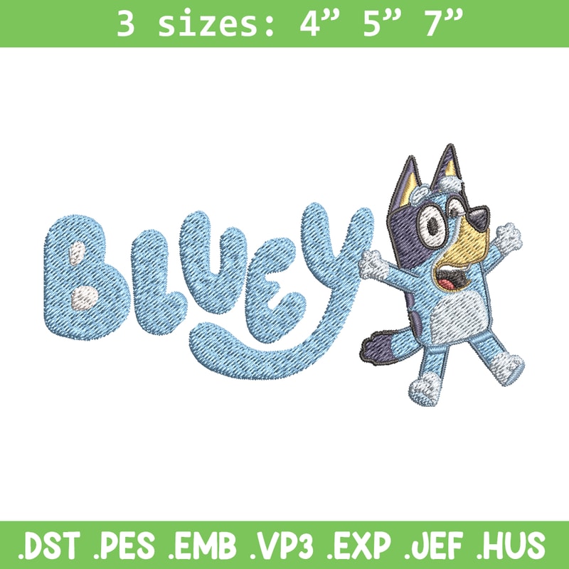 Bluey cartoon Embroidery, Bluey Cartoon Embroidery, cartoon Embroidery, Embroidery File, cartoon shirt, digital download.jpg