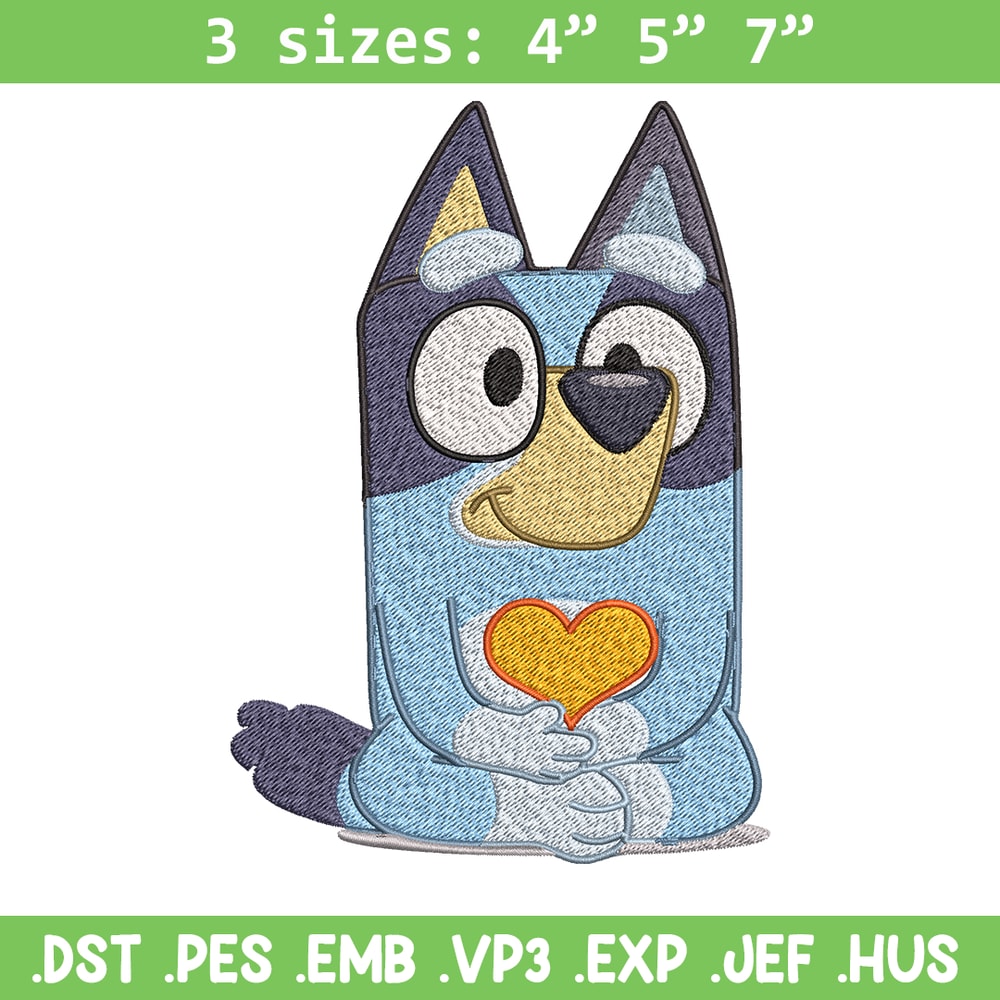 Bluey Embroidery, Bluey Cartoon Embroidery, cartoon Embroidery, Embroidery File, cartoon shirt, digital download..jpg