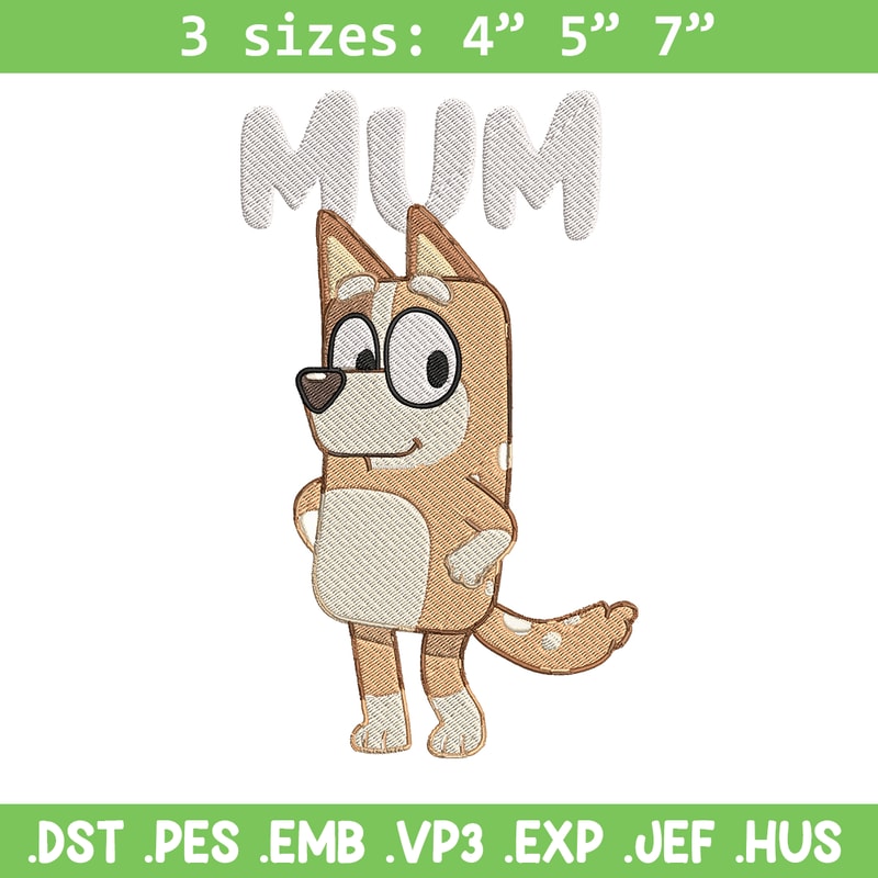 Chilli Heeler Embroidery, Bluey Cartoon Embroidery, cartoon Embroidery, Embroidery File, cartoon shirt, digital download.jpg