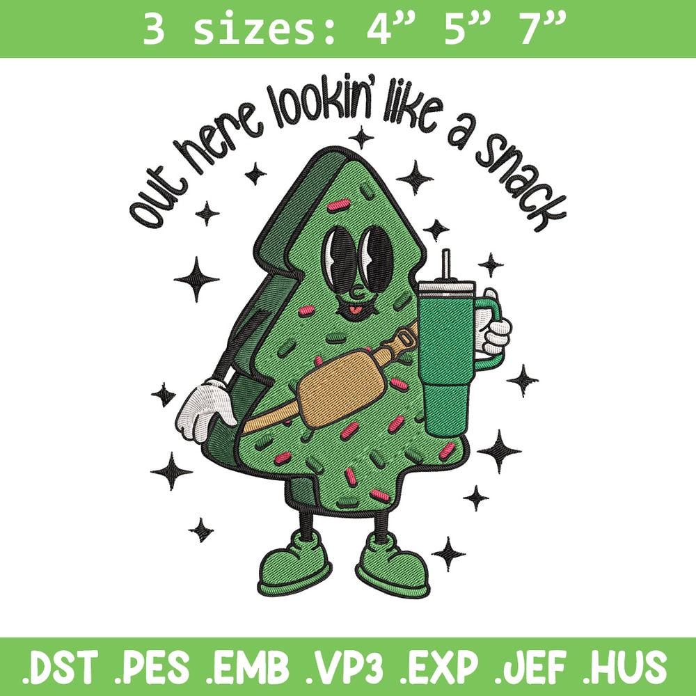 Chrismas trees Embroidery Design, Tree Embroidery, Embroidery File, Chrismas Embroidery, Anime shirt, Digital download..jpg