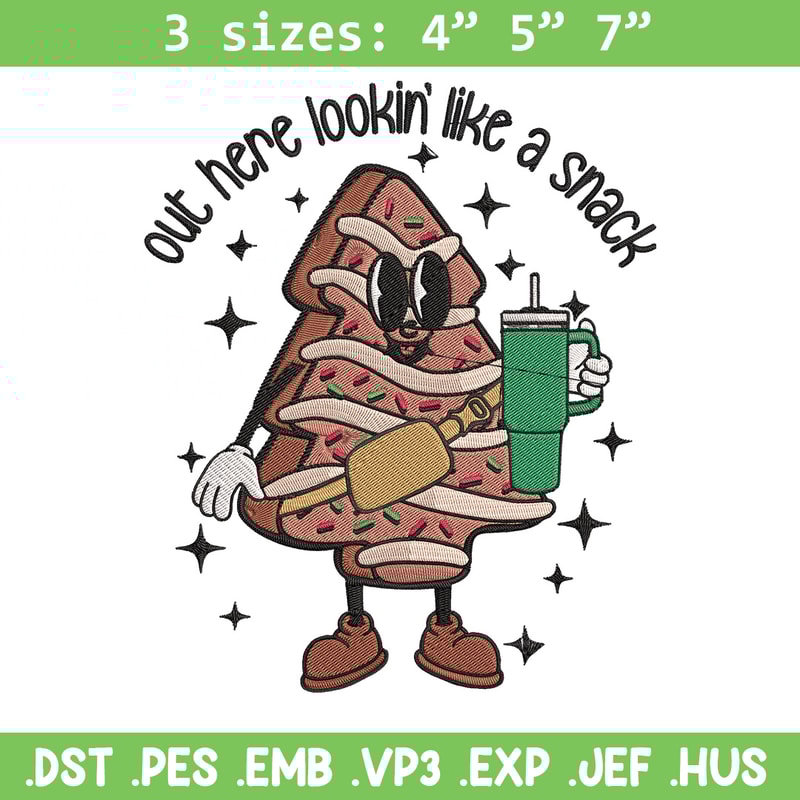 Chrismas trees Embroidery Design, Tree Embroidery, Embroidery File, Chrismas Embroidery, Anime shirt, Digital download.jpg