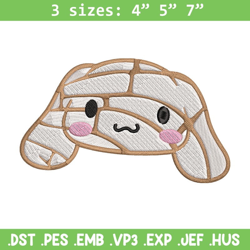 Cinnamoroll Mummy Embroidery Design, Cinnamoroll cartoon Embroidery, Embroidery File, Cartoon shirt, Digital download..jpg