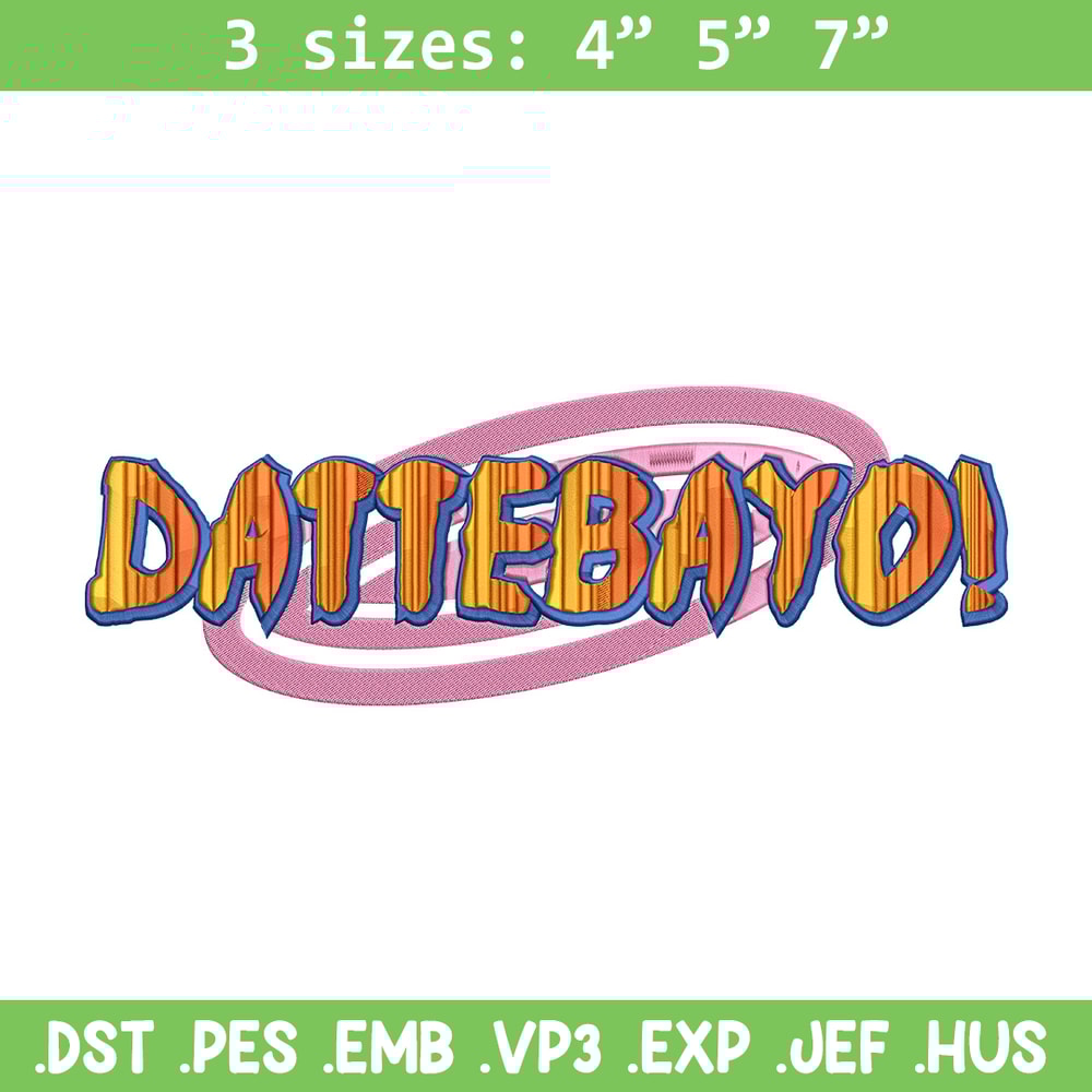 Dattebayo Embroidery Design, Naruto Embroidery, Embroidery File, Anime Embroidery, Anime shirt, Digital download.jpg