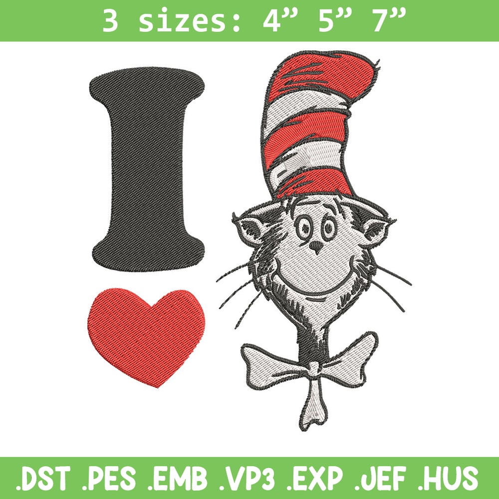 Dr seuss Love Embroidery Design, Dr seuss Embroidery, Embroidery File, logo shirt, Embroidery logo, Digital download..jpg