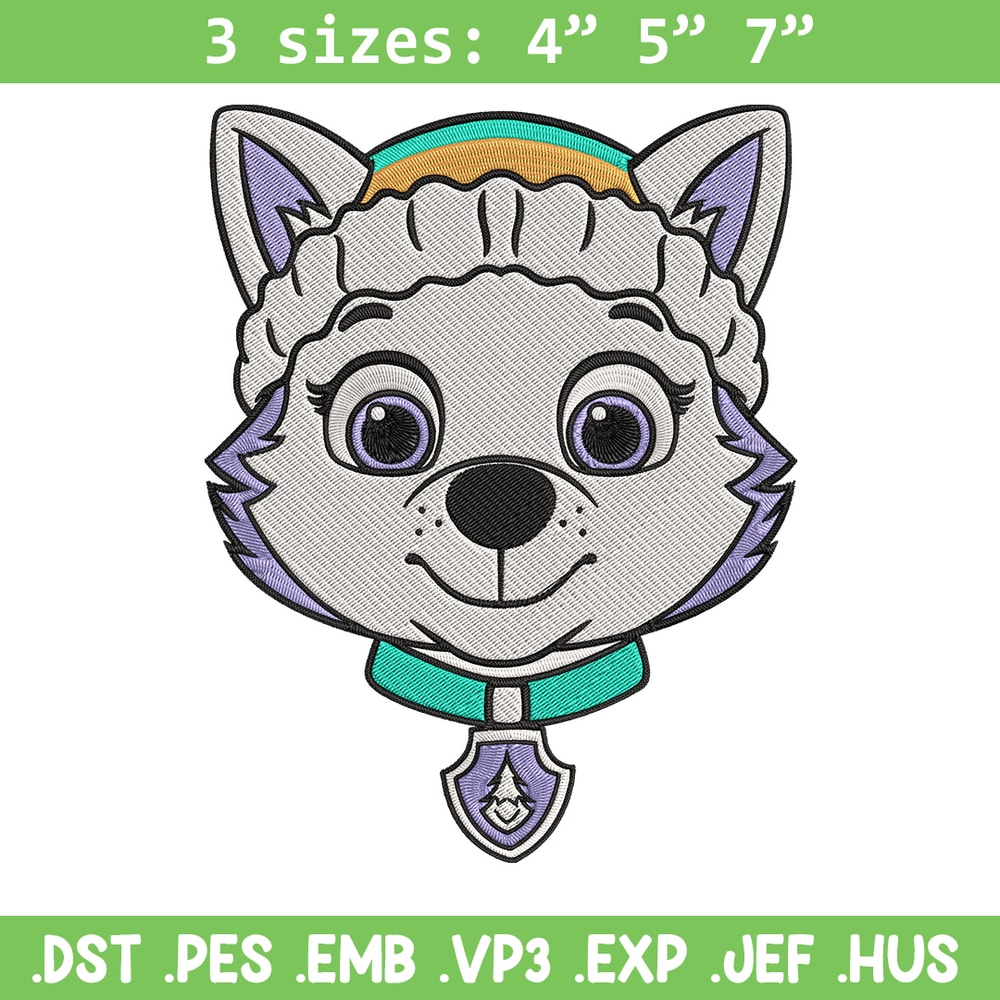 Everest Dog Embroidery Design, Paw Patrol Embroidery, Embroidery File,Anime Embroidery, Anime shirt,Digital download.jpg