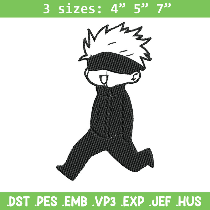 Gojo funny Embroidery Design, Jujutsu Embroidery, Embroidery File, Anime Embroidery, Anime shirt, Digital download.jpg