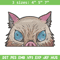 Inosuke Peeker Embroidery Design, Demon slayer Embroidery, Embroidery File, Anime Embroidery, Digital download..jpg