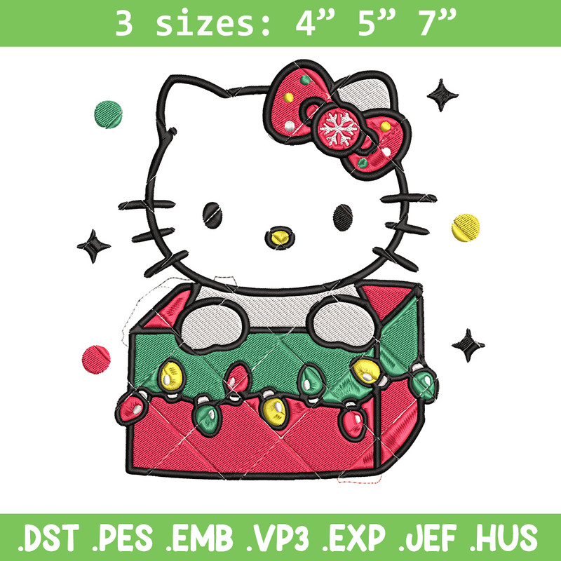 Kitty chrismas Embroidery Design, Hello kitty Embroidery, Embroidery File, Anime Embroidery,Anime shirt,Digital download.jpg