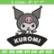 Kuromi logo Embroidery Design, Hello kitty Embroidery, Embroidery File, Anime Embroidery, Anime shirt, Digital download.jpg