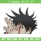 Megumi Peeker Embroidery Design, Jujutsu Embroidery, Embroidery File, Anime Embroidery, Anime shirt, Digital download.jpg