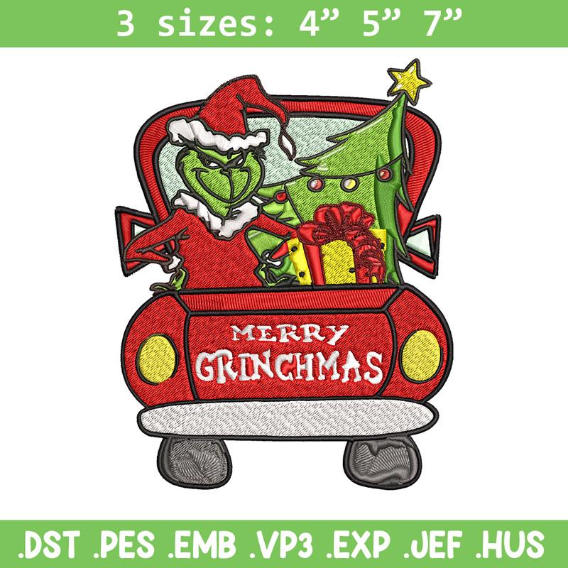 Merry Grinchmas Embroidery design, Merry Grinchmas Embroidery, cartoon design, logo shirt, Digital download..jpg