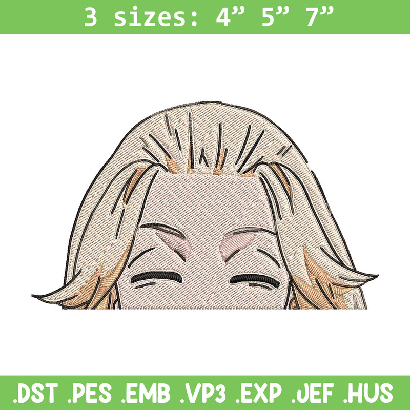 Mikey Peeker Embroidery Design, Tokyo Revengers Embroidery, Embroidery File, Anime Embroidery, Digital download..jpg