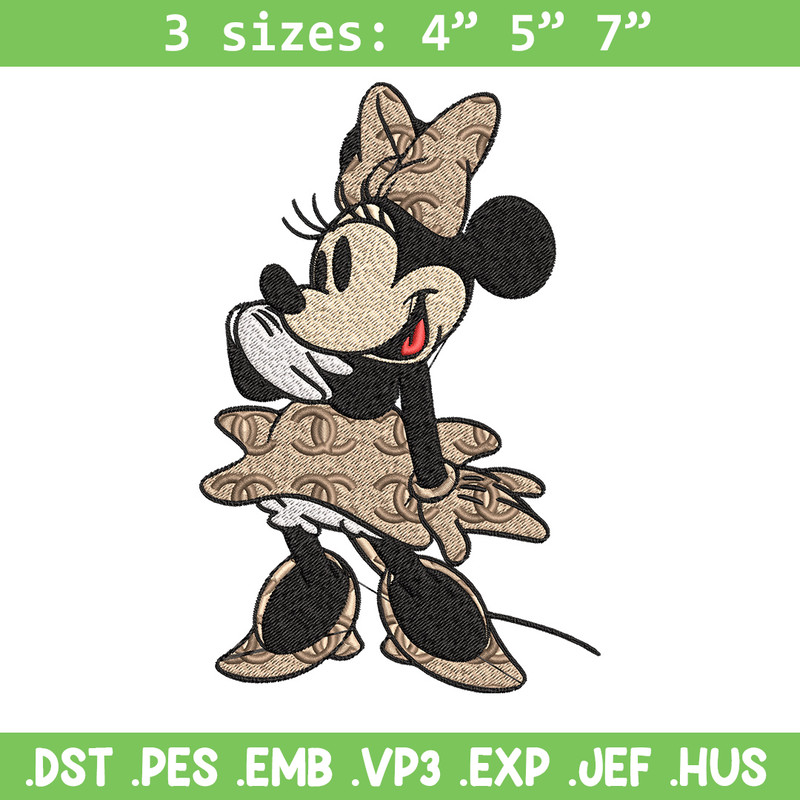 Minnie fun gucci Embroidery Design, Gucci Embroidery, Brand Embroidery, Logo shirt, Embroidery File, Digital download.jpg