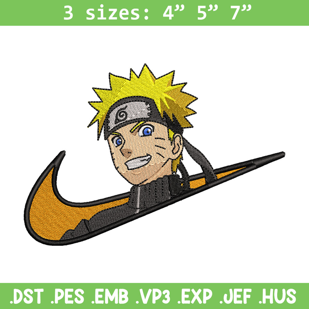 Naruto smile Nike embroidery design, Naruto embroidery, Nike design, anime design, anime shirt, Digital download.jpg